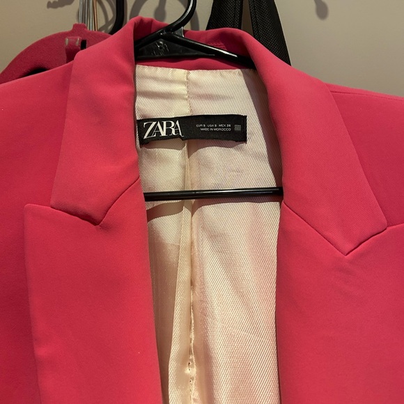 Gently used Zara pink blazer - Picture 3 of 4